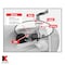 Keeney Mfg Universal Decorative Toilet Tank Lever Faucet Style, Brushed Nickel PP836-71BNL - alternate 4